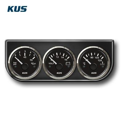 China Marine Generator Motorboat Engine Car Truck Gauge Boat Dash Panel Programmable Gauge Panel for sale