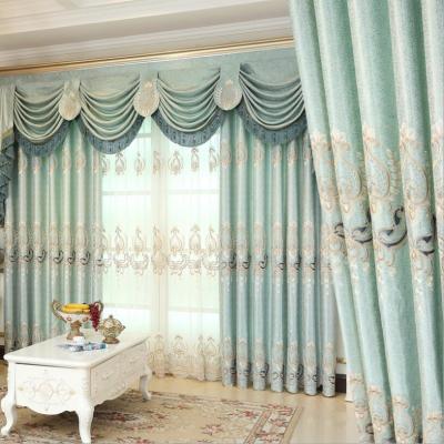 China The Last Blackout Home Luxury Blackout Blackout Jacquard Window Drapery Curtain Custom Retail Bedroom Decorative Set for sale