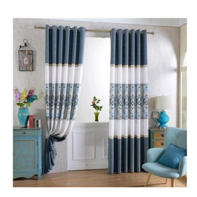 China Cheap Elegant Luxury Blackout China Bedroom Fabric Blackout Jacquard Window Drapes Curtain for sale