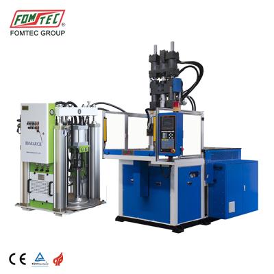 China 60TON LSR SILICONE ROTARY TABLE MACHINE PRICE VERTICAL TUBE MACHINE LIQUID PRESS MACHINE HYDRAULIC for sale