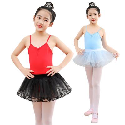 China High Elasticity / High Texture / 2019 Latest Skin-Friendly Competition Gymnastics Leotard Sleeveless Girls Intraining Dancewear Custom Design Blue Red Clothing Green Premium for sale