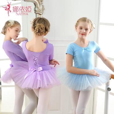 China High Elasticity/High Texture/Skin-Friendly Wholesale Custom Teen Kids Girls Shaping Dance Wear DHL Baby OEM Customized Logo Adult Fabric Style Time Tees Spandex lead for sale