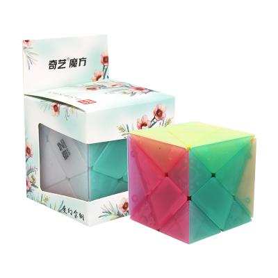 China Stickerless Cube Qiyi Cube Puzzle Toy Hot On Sale Cartoon Toy Amazon Freeze Shaped Magic Cube for sale