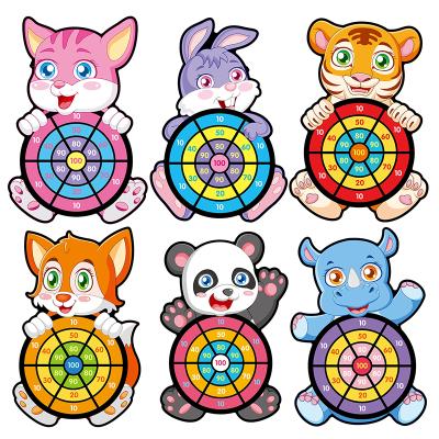 China Velvet Cartoon Animal, Indoor Safety Cloth Sticky Target Game The Target Toys for sale