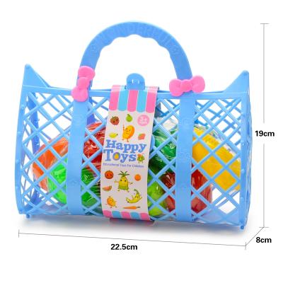 China Wholesale Mixed 2 Color Girls Toy Gifts Shopping Cart Handbag Toys Kitchen Toys for sale