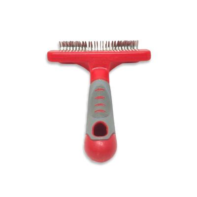 China Factory Direct Stocked Pet Grooming Hair Brush Massage Mold Slicker Brush Remove Brush Throwing Comb for sale