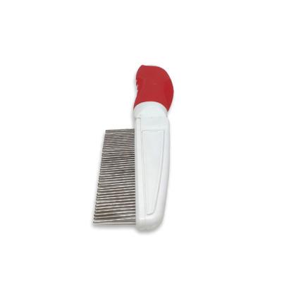 China Factory Hot Selling New Design Cat Flea Comb Dog Hair Grooming Stocked Comb for sale