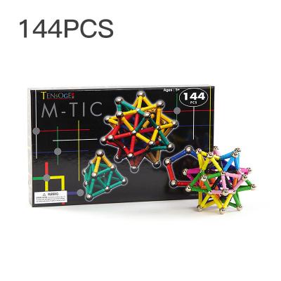 China Smart Toy 144 Building Blocks 3D Diy Toy Tensoger Kids Educational Toys Building Blocks Magnetic Magnetic Tiles for sale