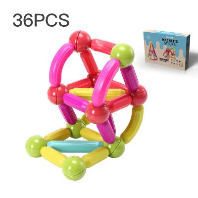 China Smart Toy 36 Building Blocks 3D Diy Toy Tensoger Kids Educational Toys Building Blocks Magnetic Magnetic Tiles for sale