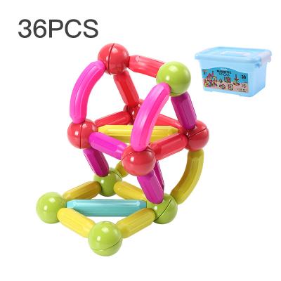 China Smart Toy 36 Building Blocks 3D Diy Toy Tensoger Kids Educational Toys Building Blocks Magnetic Magnetic Tiles for sale