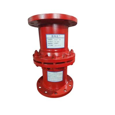 China Oil Gas Water Industrial Customized Butt Welded  Insulated Flange with Flange connection Carbon /Stainless  for oil Gas Water industry pipeline fitting for sale