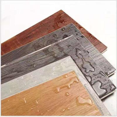 China 100% Waterproof/Ceramic Graphic Flooring Fire Retardant/Anti-Slip Wood Flooring PVC Vinyl Texture Forming Layer Style Surface Selling Modern Wooden Luxury Simple Stone Cross Bead for sale