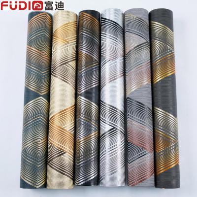 China Waterproof+ECO-Friendly Light Wallpaper 3D Design Luxury Nonwoven Wallpapers For Living Room for sale