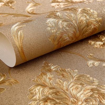 China Moistureprooof China manufacture professional luxury waterproof 3d european wallpaper for sale