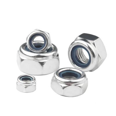 China General Industry Nylon Nylon Lock Nuts DIN 985 Class 4 & 8 Insert Hex Locknuts for sale