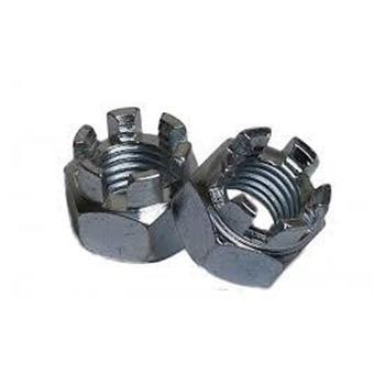 China General Industry Hexagonal Castle Nuts Thread DIN 935 Fine Class 6 Class 8 Galvanized for sale