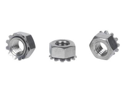 China Industry Inch Kep General Nut K Nuts With Cog Seal Galvanized Lock Nut for sale