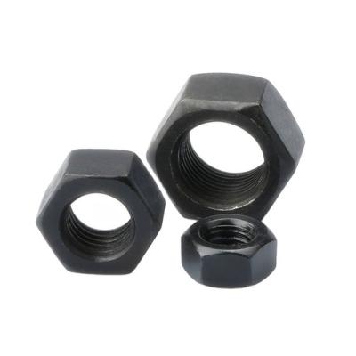 China General Industry China Black 4.8 8.8 10.9 12.9 M100 M110 M120 Carbon Steel Hex Hex Big Nuts Machine Parts for sale