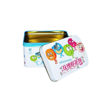 China 143x103x95mm Tin Box Packaging For Rose Flower Cake for sale