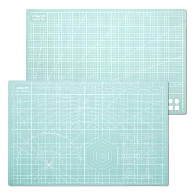 China Cheap Price PVC Double Sided Patchwork Plastic Durable Self Healing A4 Cutting Mat for sale