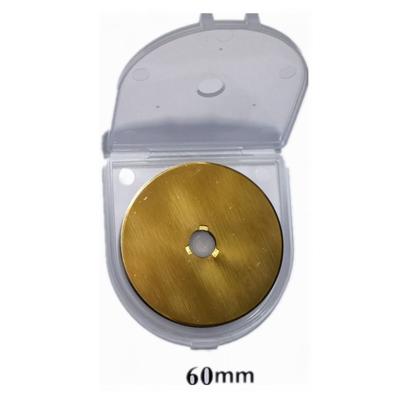 China Quick-Change Titanium Coated Blade 60mm , Rotary Cutter Blade for sale