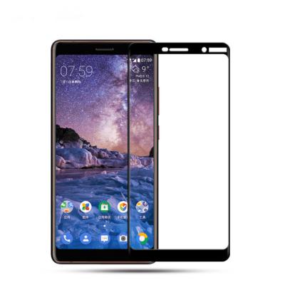 China Increase the resolution of watch lcd display high quality 9H 2.5D tempered glass mobile screen protector for Nokia 7 plus for sale