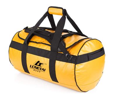 China Hot Selling Amazon Outdoor Duffel Bag With Backpack Straps For Gym, Travel And Sports Duffle Waterproof Material for sale