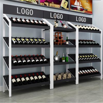 China Steel wood best selling goods using modern metal supermarket display fruit and vegetable rack for sale