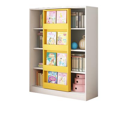 China China Manufacture Sustainable Professional Floor Furniture Kids Wooden Bookcase for sale