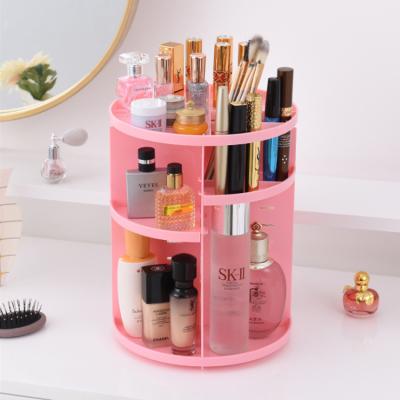 China Daily Necessities Wholesale 3 Layer Cosmetic Makeup Base Display Rack ABS For Store for sale