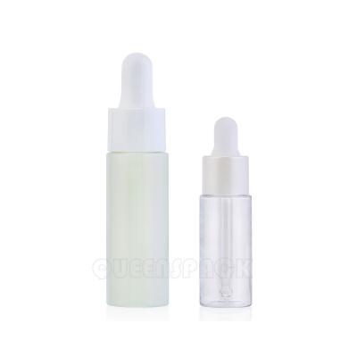 China High End Custom Wholesale Custom Personal Care PET Dropper Bottles Free Sample 8ML 20ML Cosmetic Dropper Bottle Packaging for sale