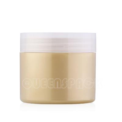 China Wholesale PP Cosmetic Round Cream Jar 40ml Portable Skin Care Cream Jar Double Wall With Flat Cap Acrylic Outer Wall for sale