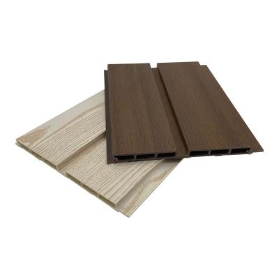 China Waterproof+ECO-Friendly Grill Wall Cladding Panel Interior Wall Cladding Timber Look Lining Paneling for sale