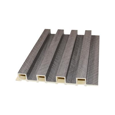 China Waterproof+ECO-Friendly Wood Plastic Composite Fluted Decorative Wave Interior Design Wpc Wall Panel Cladding for sale