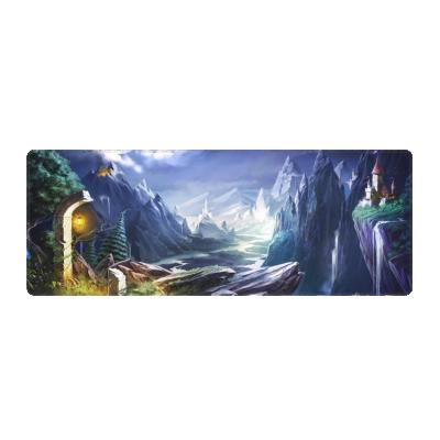 China Hot Selling Anti-Slip Gaming Mouse Pad Extended Large Mousepad With Rubber Black Gear Soft Cloth Gaming Mousepads for sale