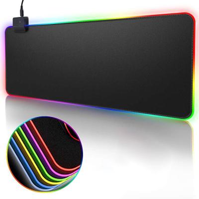 China With LED light custom print led 80 30 25*30 cm RGB mousepad MOUSE PAD GAMER for sale