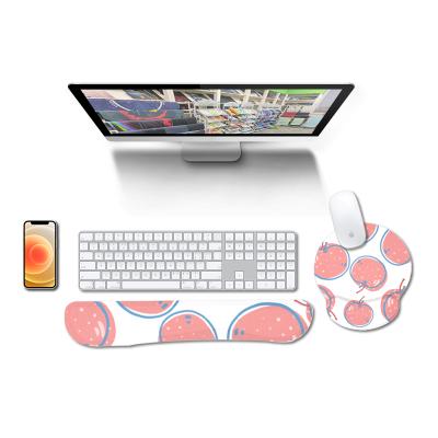 China With Recycled Mouse Pad Office Promotion Mousepad Wrist Rest With Gel Wrist Support for sale