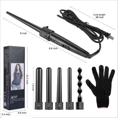 China High Quality Detachable Tourmaline 6P Ondulador 6 in 1 Hair Curler Electric Magic Automatic Hair Styler Portable Curler for Home or Salon for sale