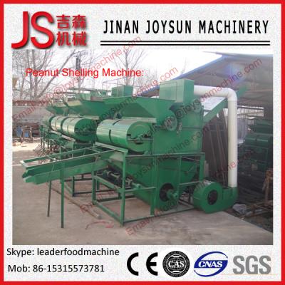 China 500 - 3000 KG/ H Peanut Dehuller / Peanut Shelling Machine Small Power for sale