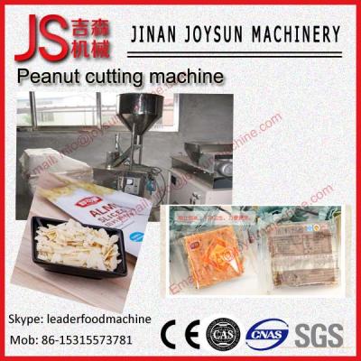 China Quadrate Adjustable Peanut Cutting Machine Slicer 300W for sale