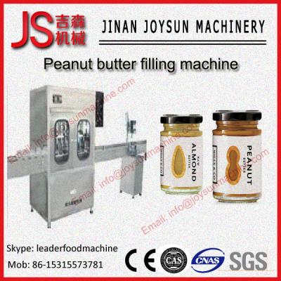 China 30L / min Automatic Peanut Butter Filling Machine 70 - 80 bottle / min for sale