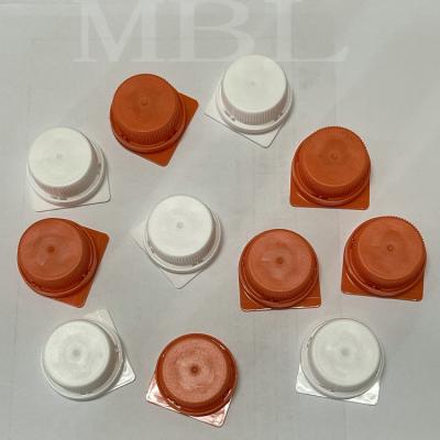 China Silicone Leakproof Plastic Valve Cap Buckle Cap PP/PE Beverage Beverage Screw Cap for sale