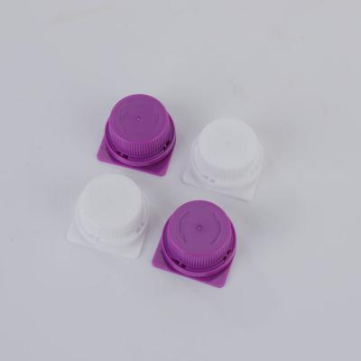 China Factory Direct Selling PP/PE Plastic Caps For Carton Filling Machine Helicap Aseptic White Color for sale