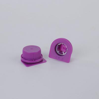 China PP/PE material factory pe screw plastic spout cap for spout pouch for sale