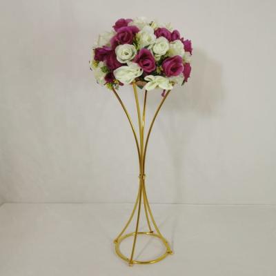 China Simple and Separable Flower Weddingfor Table Centerpieces Wedding Decoration Wedding Centerpieces Metal Stand Flower Stand for Flower Floral Ball for sale