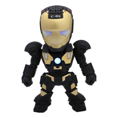 China No Iron C-89 Robot Man Toy Mini BT Promotional Wireless Speaker for sale