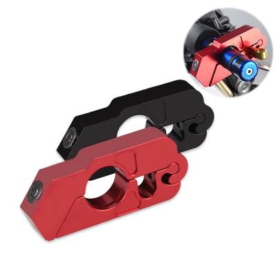 China Motorcycle Handle Lock Security CNC Locks Handlebar Handset Brake Lever Disc Locking Fit Scooter ATV Anti-theft Engine Lock 229 for sale