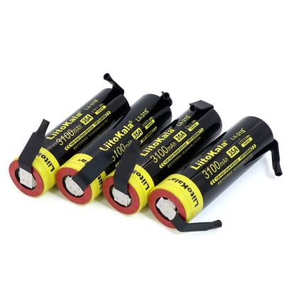 China New Toys LiitoKala Lii-31S 18650 Battery 3.7V Li-ion 3100mA 35A Power Battery For High Drain Devices+DIY Nickel for sale