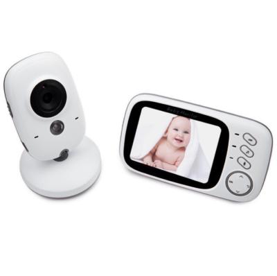 China Built-in Siren 3.2 Inch Wireless Video Baby Monitor Nanny Camera Night Vision Security Camera Night Vision High Resolution Temperature Control for sale