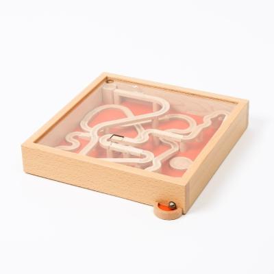 China Wooden Puzzle Maze Labyrinth Game Educational Toy of Goods [2.6] for Educational Balance Training for sale